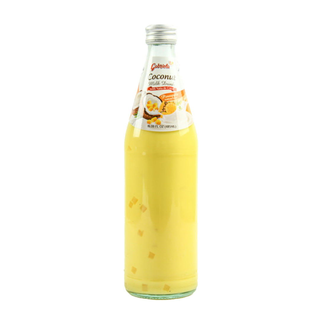 GABRIELA COCONUT MILK W/ NATA DE COCO PINEAPPLE 485 ML