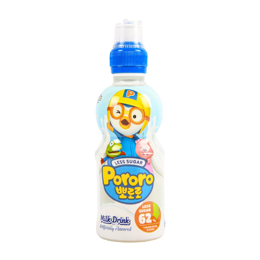 PORORO KIDS DRINK LESS SUGAR MILK FLAVOR 7.95 OZ