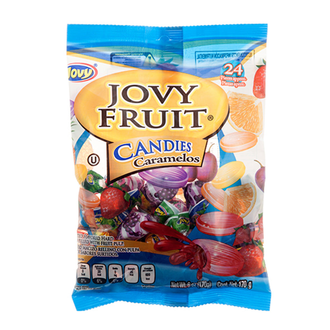 JOVY FRUIT CANDIES 6 OZ