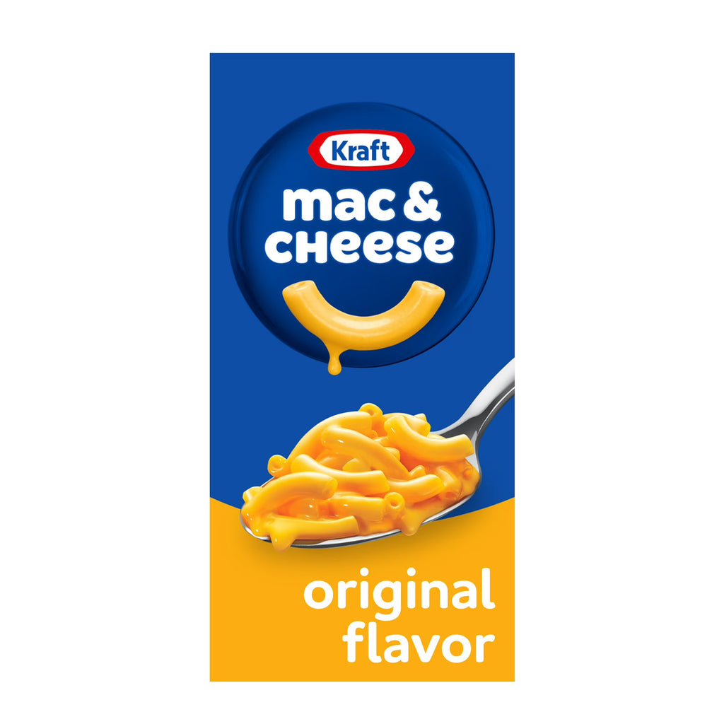 Kraft Original Mac N Cheese Dinner, 7.25 oz Box, Shelf-Stable