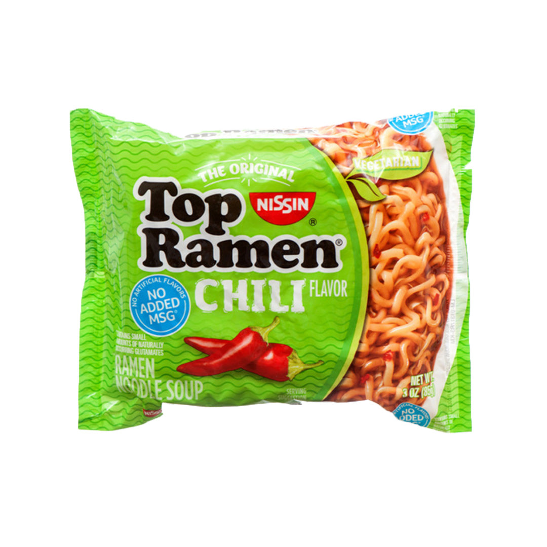 NISSIN TOP RAMEN CHILI 3 OZ